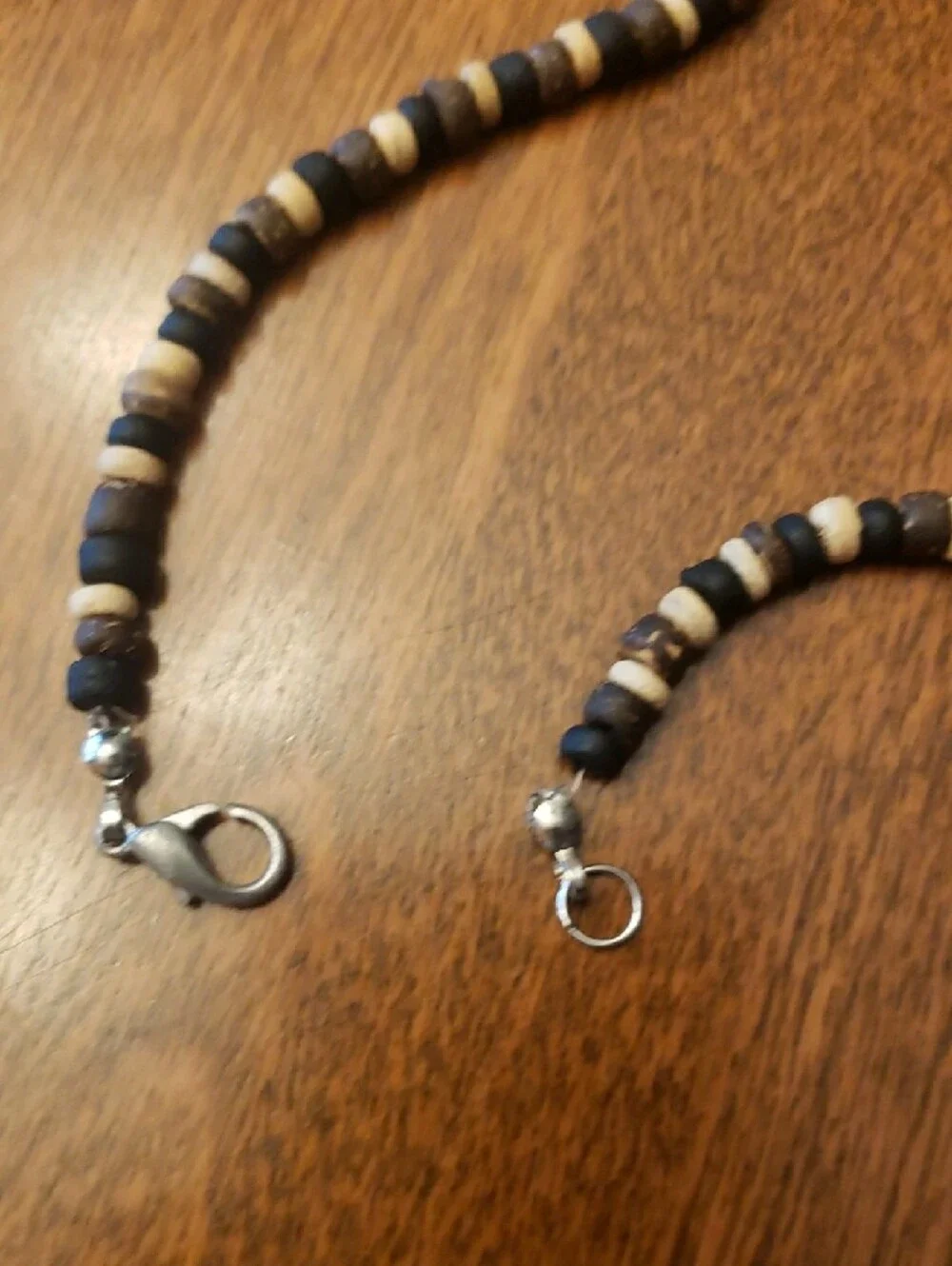 Wood Bead Necklace- Approx 16
